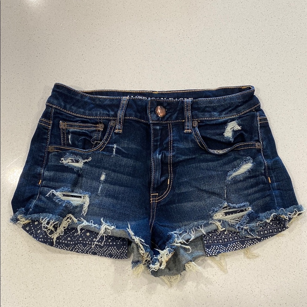 American Eagle Denim Distressed Women's Shorts